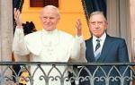 Giovanni Paolo II e Pinochet